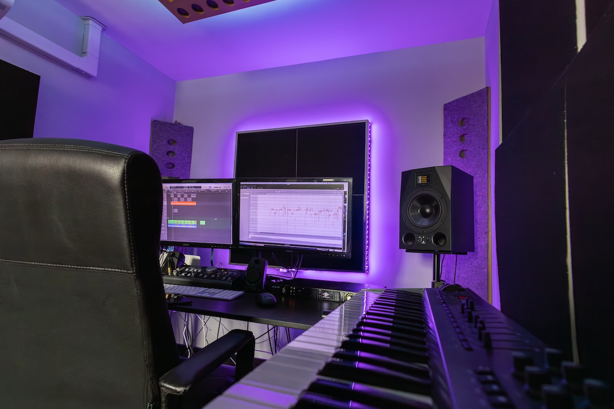 Oscillate Recordings Manchester studio interior